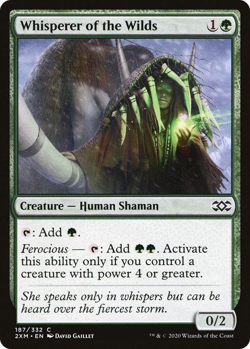 Whisperer of the Wilds in the group Magic the Gathering / Types / Creatures / Human at Proxyprinters.com (16473)