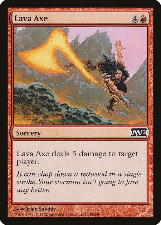 Lava Axe in the group Magic the Gathering / Types / Colors / Red at Proxyprinters.com (16481)