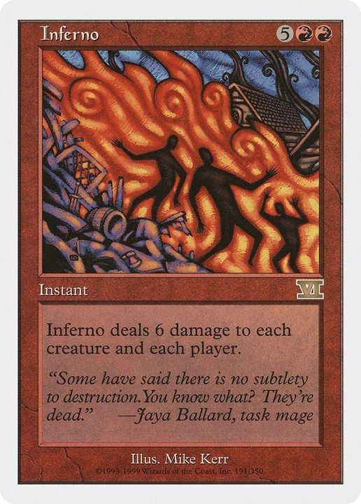 Inferno in the group Magic the Gathering / Types / Colors / Red at Proxyprinters.com (16482)