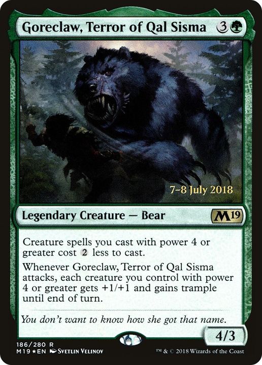 Goreclaw, Terror of Qal Sisma in the group Magic the Gathering / Sets / Core Set 2019 Promos at Proxyprinters.com (16487)