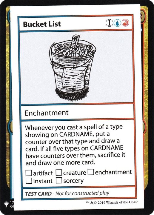 Bucket List in the group Magic the Gathering / Types / Enchantment / Enchantment at Proxyprinters.com (16526)