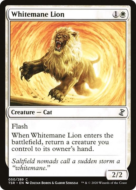 Whitemane Lion in the group Magic the Gathering / Types / Colors / White at Proxyprinters.com (16542)