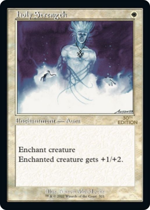 Holy Strength in the group Magic the Gathering / Types / Colors / White at Proxyprinters.com (16543)