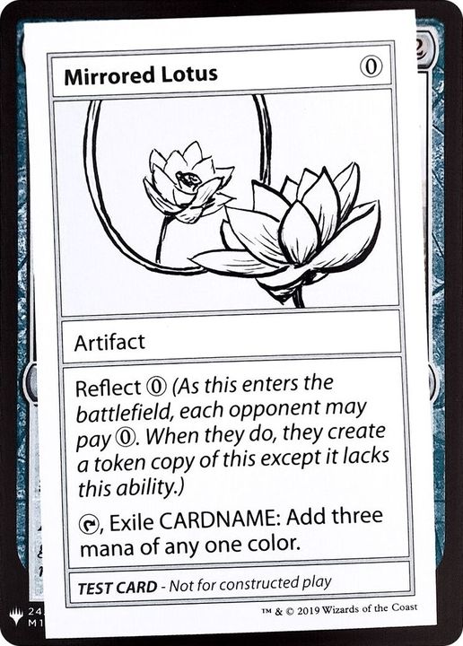 Mirrored Lotus in the group Magic the Gathering / Sets / Mystery Booster Playtest Cards 2019 at Proxyprinters.com (16573)