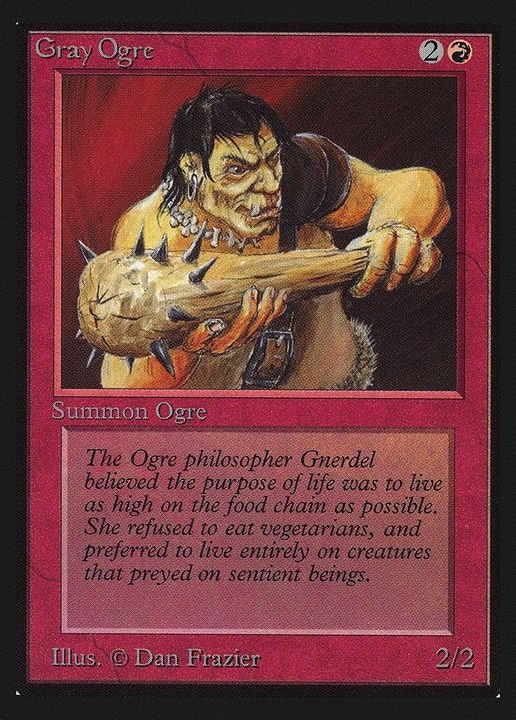 Gray Ogre in the group Magic the Gathering / Types / Colors / Red at Proxyprinters.com (16604)