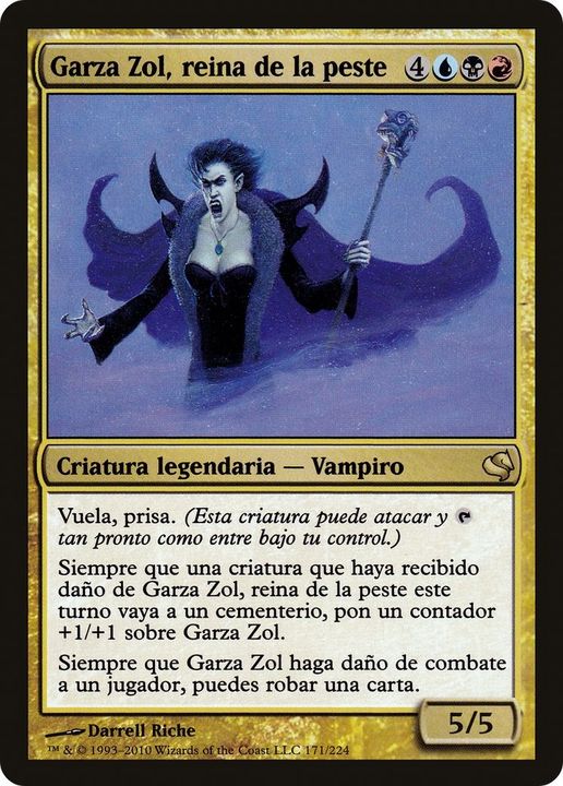 Garza Zol, Plague Queen in the group Magic the Gathering / Types / Colors / Multicolors / B, R, U at Proxyprinters.com (1661)