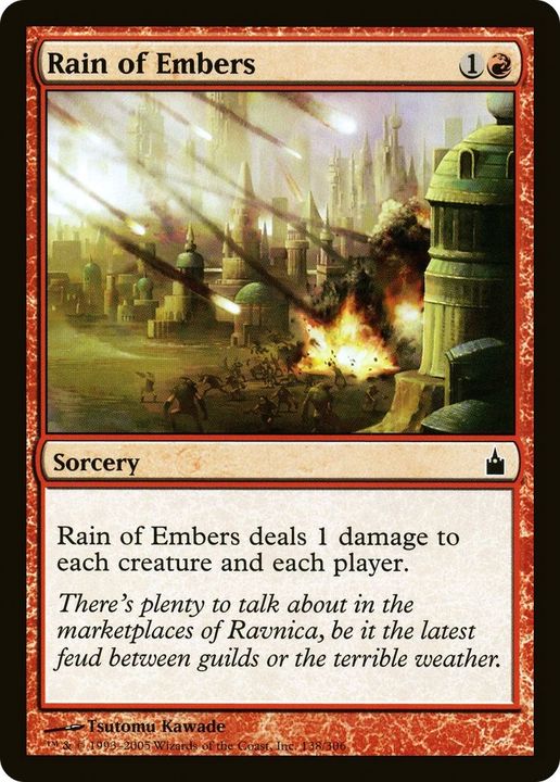 Rain of Embers in the group Magic the Gathering / Sets / Ravnica: Clue Edition Front Cards at Proxyprinters.com (16610)