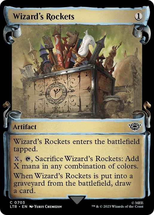 Wizard's Rockets in the group Magic the Gathering / Sets / The Lord of the Rings: Tales of Middle-earth at Proxyprinters.com (16612)