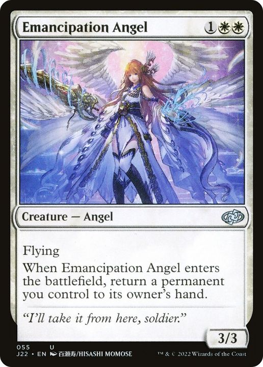 Emancipation Angel in the group Magic the Gathering / Sets / Jumpstart 2022 at Proxyprinters.com (16618)