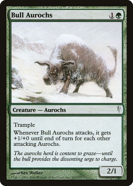 Bull Aurochs in the group Magic the Gathering / Types / Colors / Green at Proxyprinters.com (16619)