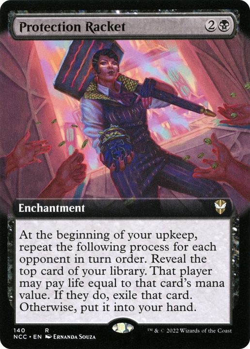 Protection Racket in the group Magic the Gathering / Sets / New Capenna Commander at Proxyprinters.com (1663)