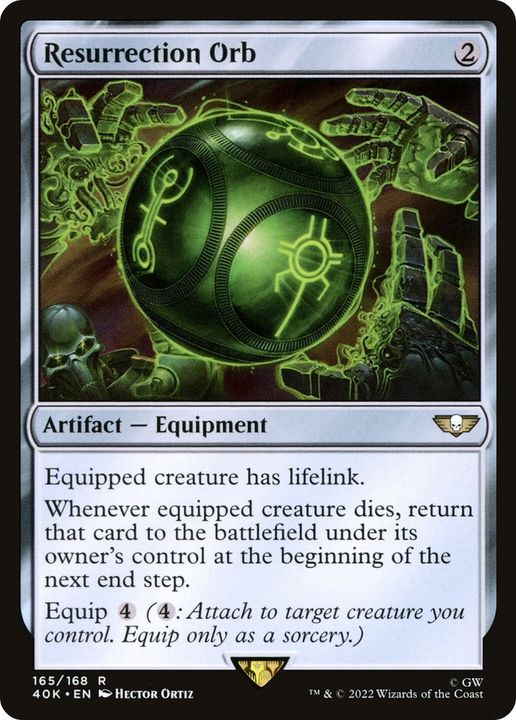 Resurrection Orb in the group Magic the Gathering / Sets / Warhammer 40,000 Tokens at Proxyprinters.com (16635)