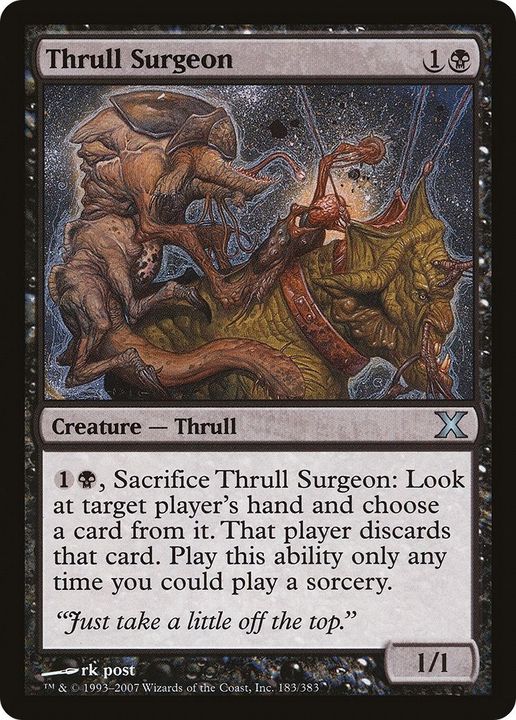 Thrull Surgeon in the group Magic the Gathering / Types / Colors / Black at Proxyprinters.com (16653)