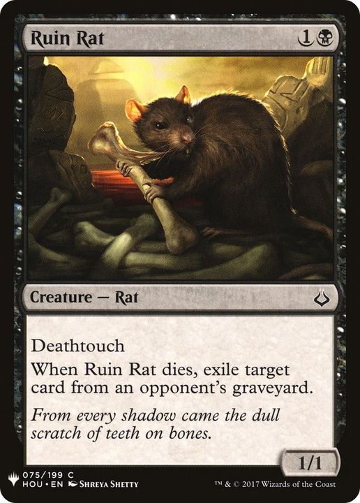 Ruin Rat in the group Magic the Gathering / Sets / The List at Proxyprinters.com (16658)