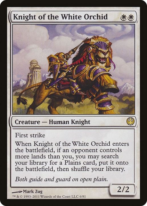 Knight of the White Orchid in the group Magic the Gathering / Types / Creatures / Human at Proxyprinters.com (16666)