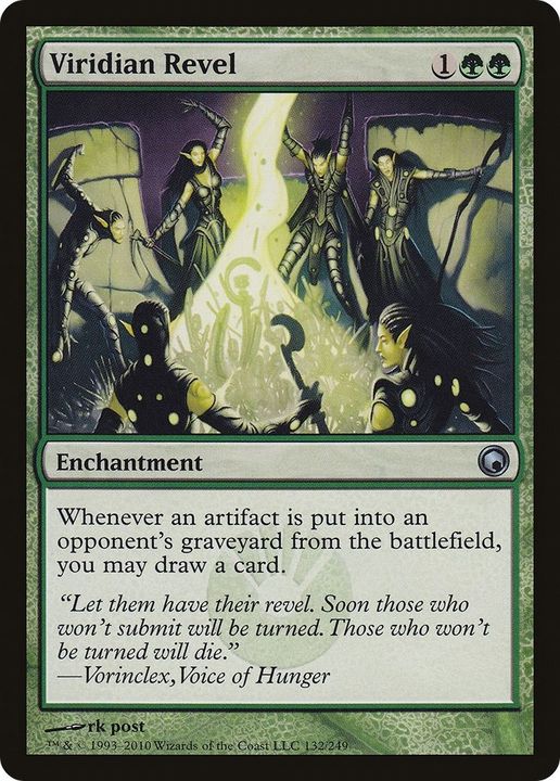 Viridian Revel in the group Magic the Gathering / Types / Enchantment / Enchantment at Proxyprinters.com (16678)