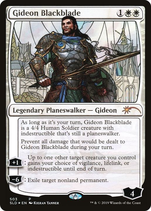 Gideon Blackblade in the group Magic the Gathering / Types / Colors / White at Proxyprinters.com (16681)