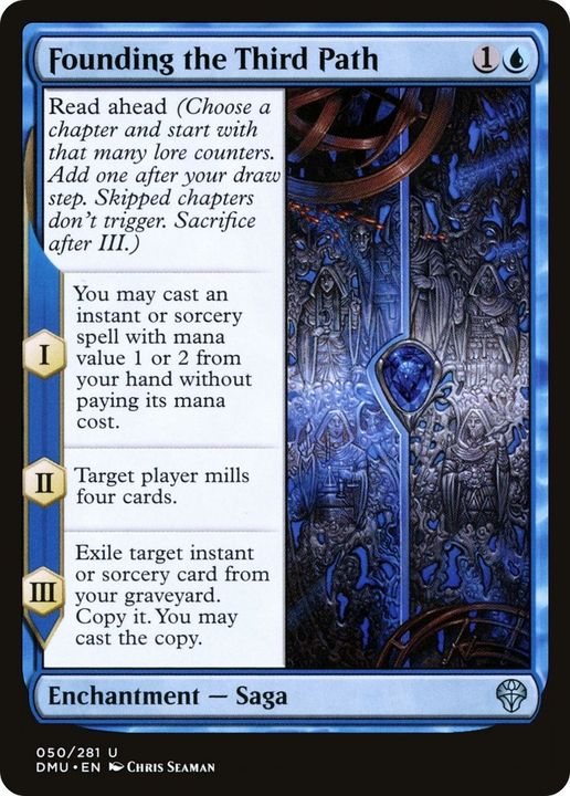 Founding the Third Path in the group Magic the Gathering / Types / Colors / Blue at Proxyprinters.com (16685)