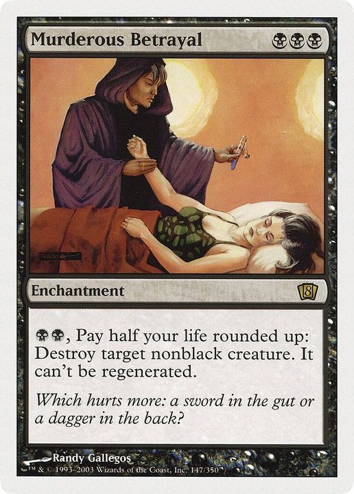 Murderous Betrayal in the group Magic the Gathering / Types / Enchantment / Enchantment at Proxyprinters.com (167)