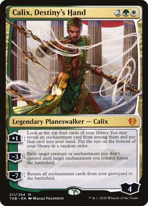 Calix, Destiny's Hand in the group Magic the Gathering / Types / Colors / Multicolors / G, W at Proxyprinters.com (16701)