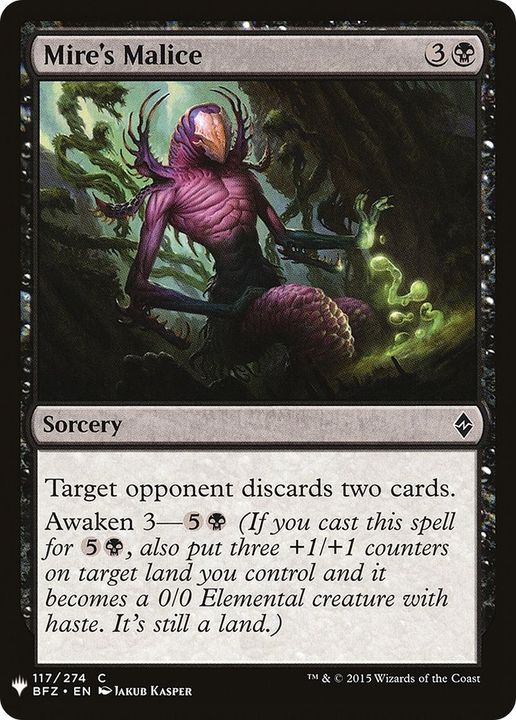 Mire's Malice in the group Magic the Gathering / Types / Colors / Black at Proxyprinters.com (16704)