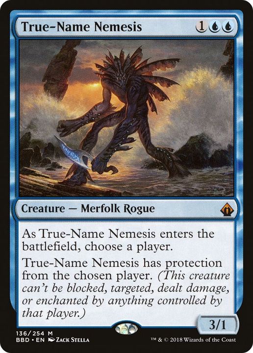 True-Name Nemesis in the group Magic the Gathering / Types / Colors / Blue at Proxyprinters.com (16729)