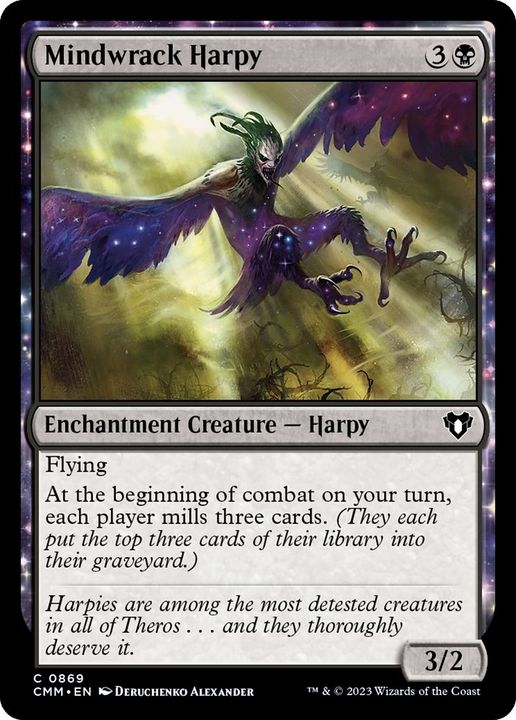 Mindwrack Harpy in the group Magic the Gathering / Types / Colors / Black at Proxyprinters.com (16746)