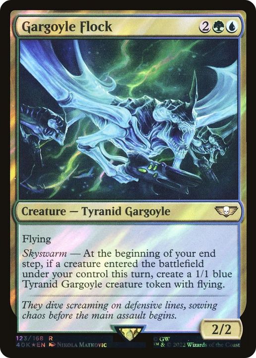 Gargoyle Flock in the group Magic the Gathering / Types / Colors / Multicolors / G, U at Proxyprinters.com (16749)