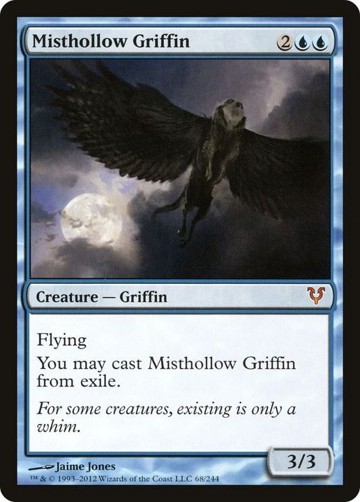 Misthollow Griffin in the group Magic the Gathering / Types / Colors / Blue at Proxyprinters.com (16755)