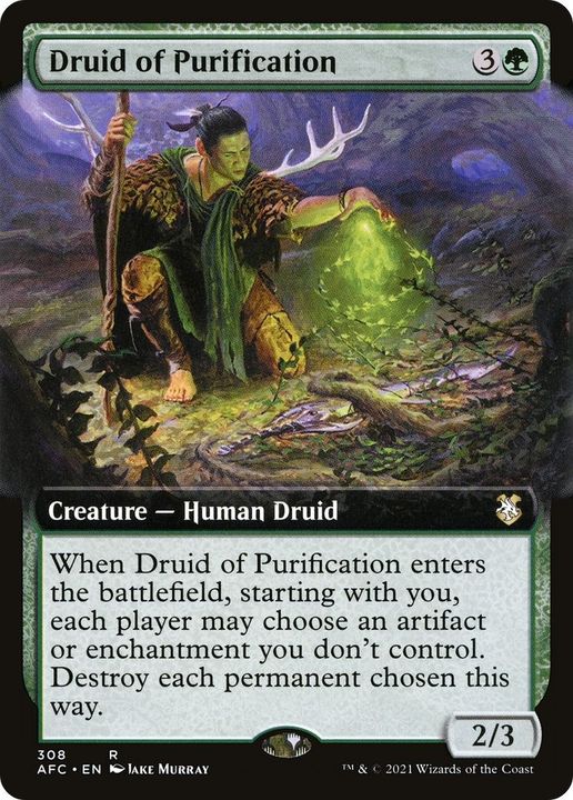 Druid of Purification in the group Magic the Gathering / Types / Creatures / Human at Proxyprinters.com (1676)