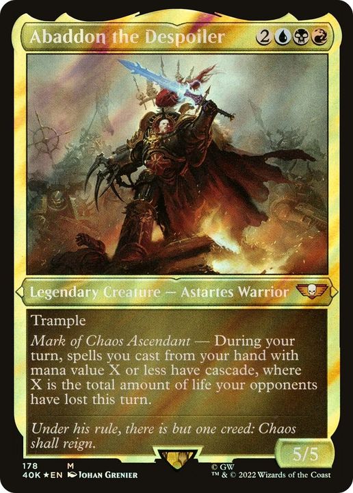 Abaddon the Despoiler in the group Magic the Gathering / Types / Colors / Multicolors / B, R, U at Proxyprinters.com (16768)