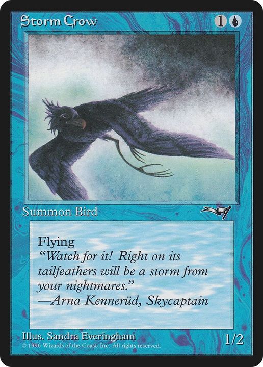 Storm Crow in the group Magic the Gathering / Types / Colors / Blue at Proxyprinters.com (16769)