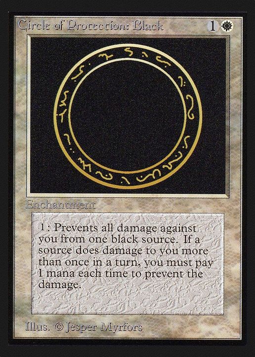 Circle of Protection: Black in the group Magic the Gathering / Sets / Collectors' Edition at Proxyprinters.com (16771)