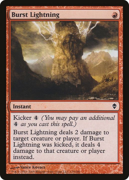 Burst Lightning in the group Magic the Gathering / Types / Colors / Red at Proxyprinters.com (16772)