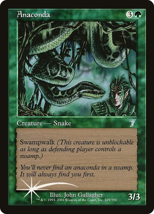 Anaconda in the group Magic the Gathering / Types / Colors / Green at Proxyprinters.com (16787)