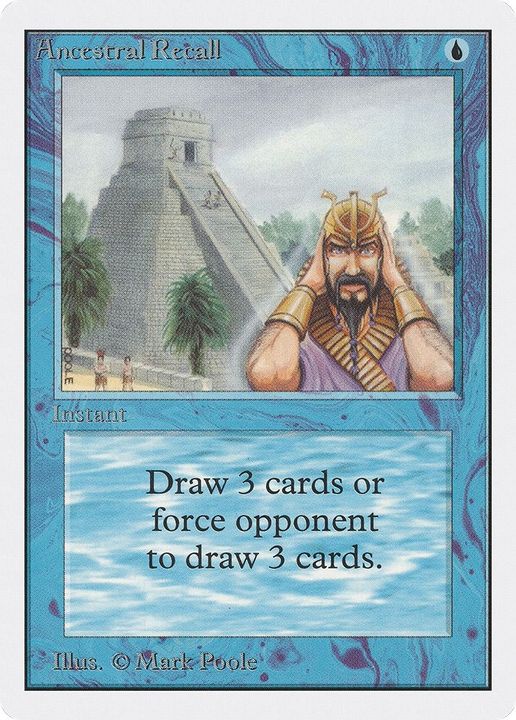 Ancestral Recall in the group Magic the Gathering / Types / Colors / Blue at Proxyprinters.com (16802)