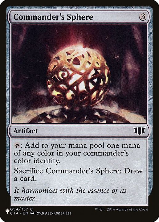 Commander's Sphere in the group Magic the Gathering / Types / Artifacts / Artifact at Proxyprinters.com (16815)