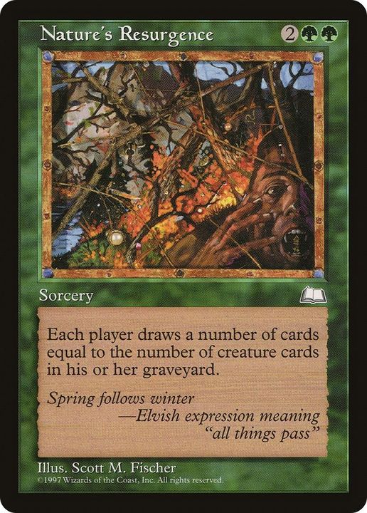 Nature's Resurgence in the group Magic the Gathering / Types / Colors / Green at Proxyprinters.com (16844)