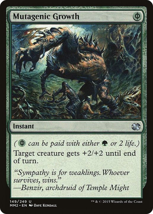 Mutagenic Growth in the group Magic the Gathering / Types / Colors / Green at Proxyprinters.com (16875)