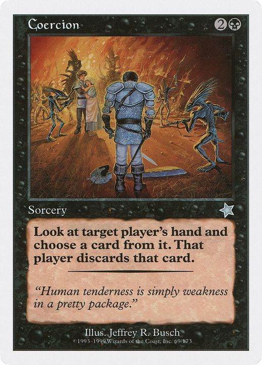 Coercion in the group Magic the Gathering / Types / Colors / Black at Proxyprinters.com (16878)