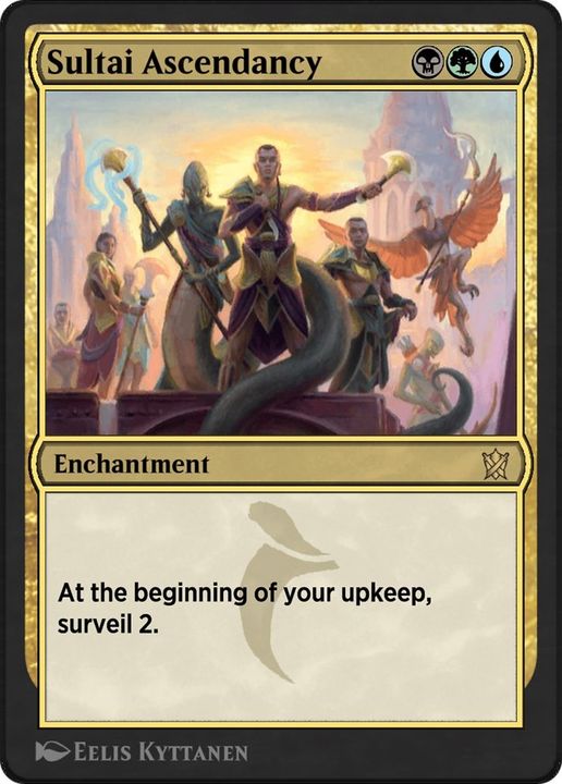 Sultai Ascendancy in the group Magic the Gathering / Types / Enchantment / Enchantment at Proxyprinters.com (16885)