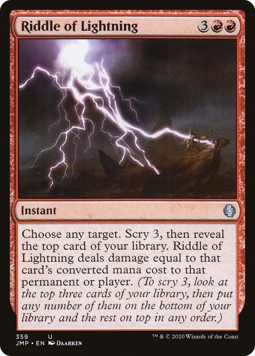 Riddle of Lightning in the group Magic the Gathering / Sets / Jumpstart at Proxyprinters.com (16895)