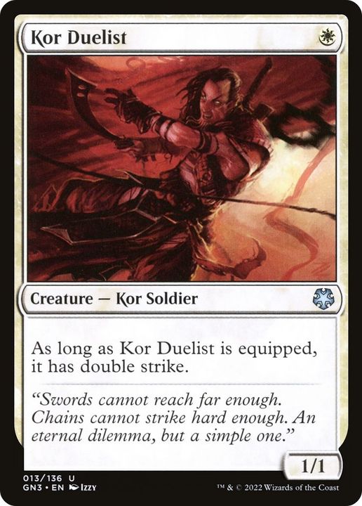 Kor Duelist in the group Magic the Gathering / Types / Colors / White at Proxyprinters.com (16898)