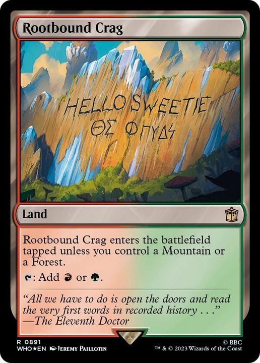 Rootbound Crag in the group Magic the Gathering / Sets / Doctor Who at Proxyprinters.com (16918)