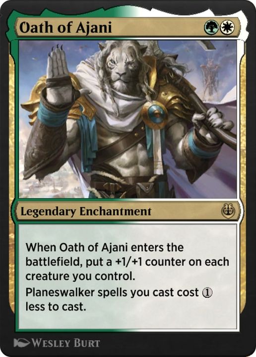 Oath of Ajani in the group Magic the Gathering / Types / Enchantment / Legendary Enchantment at Proxyprinters.com (16923)