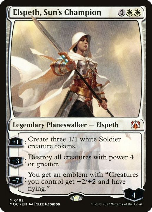 Elspeth, Sun's Champion in the group Magic the Gathering / Sets / March of the Machine Substitute Cards at Proxyprinters.com (1693)