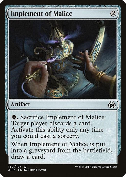 Implement of Malice in the group Singles at Proxyprinters.com (16962)