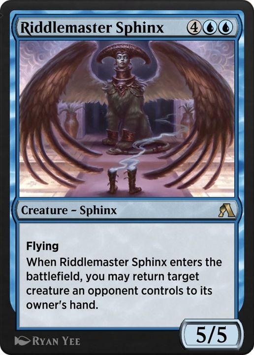 Riddlemaster Sphinx in the group Magic the Gathering / Sets / Arena Beginner Set at Proxyprinters.com (16966)