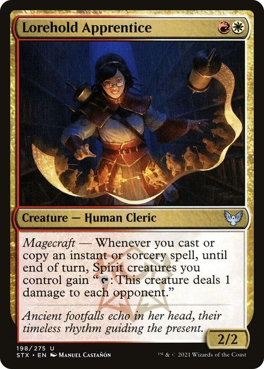 Lorehold Apprentice in the group Magic the Gathering / Types / Colors / Multicolors / R, W at Proxyprinters.com (1698)