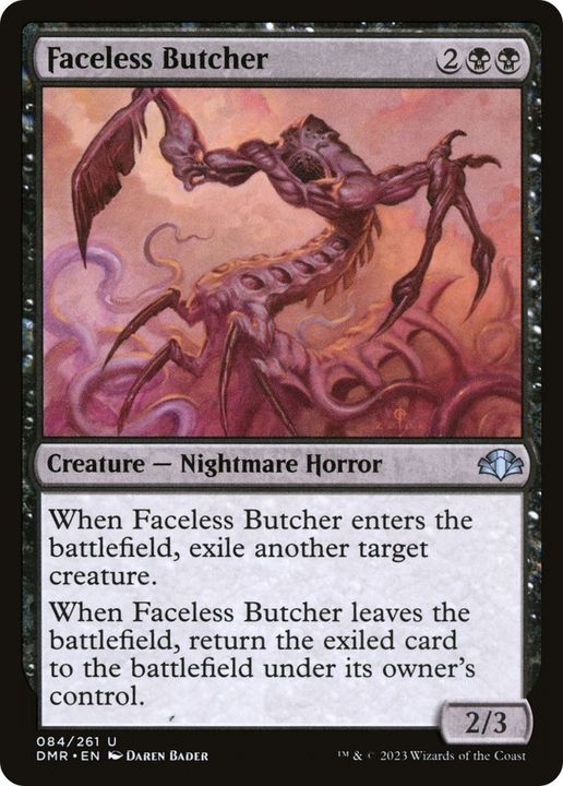 Faceless Butcher in the group Magic the Gathering / Types / Colors / Black at Proxyprinters.com (16981)